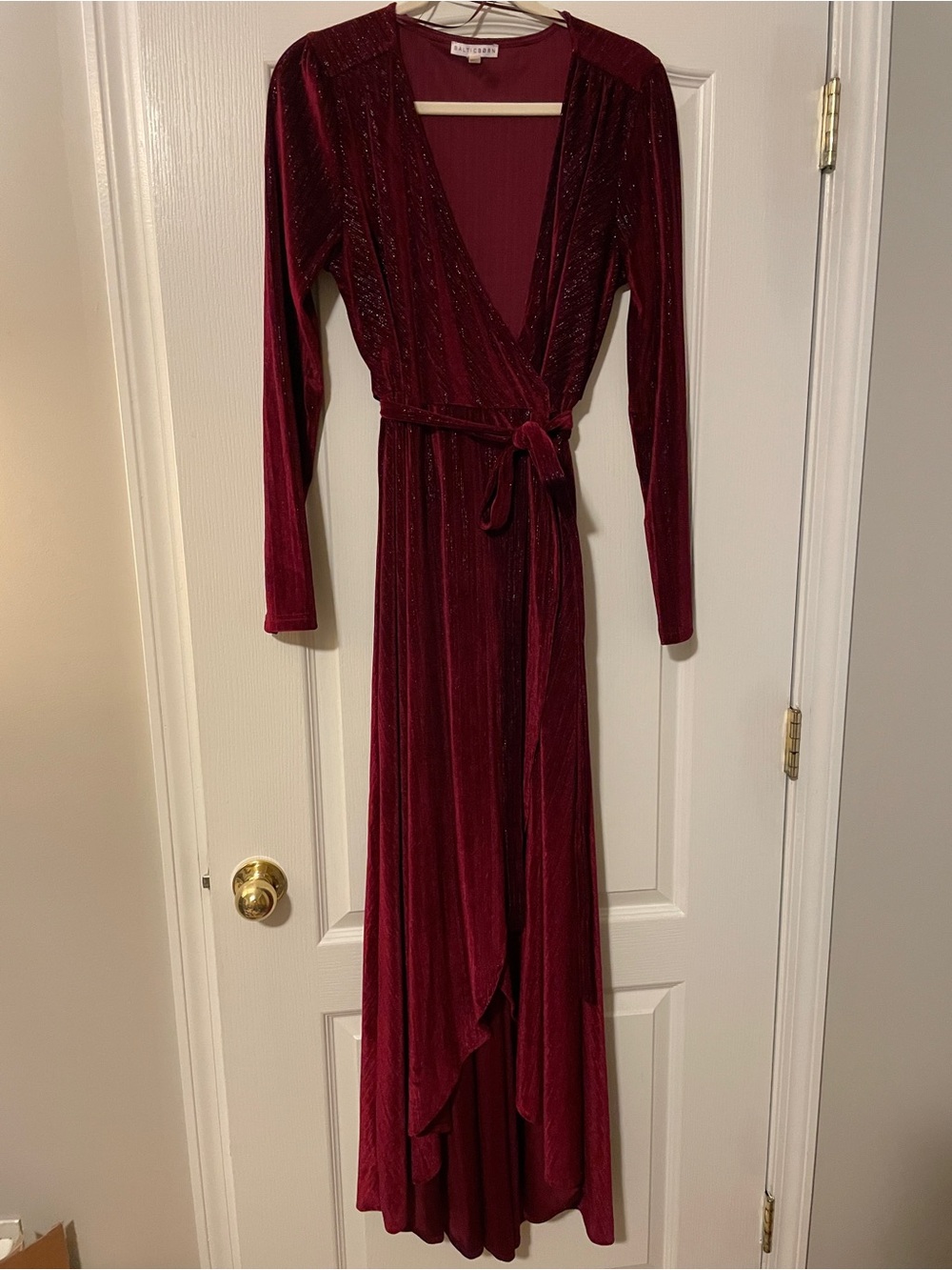 Baltic Born Velvet Wrap Dress